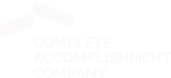 Complete Accomplishment Company Logo White